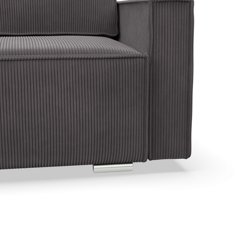 Corner Sofa NOTO, Color - DARK GRAY - Poso 022 Corner Sofa NOTO, Color - DARK GRAY - Poso 022