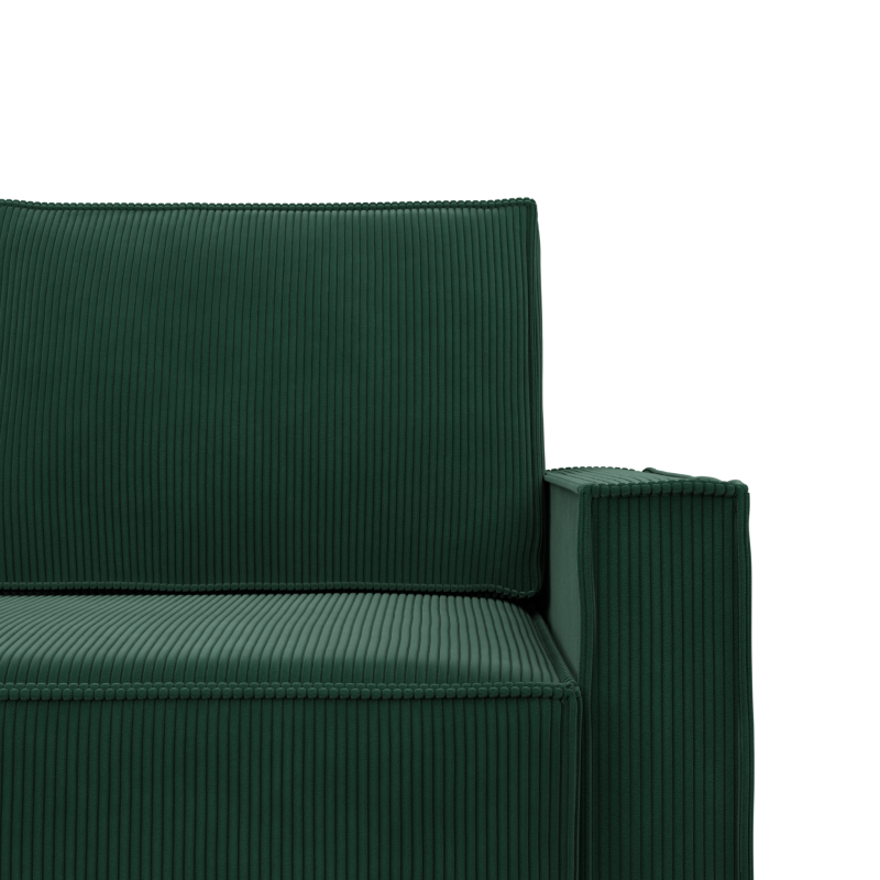 NOTO Corner Sofa, Color - BOTTLE GREEN - Poso 014 NOTO Corner Sofa, Color - BOTTLE GREEN - Poso 014