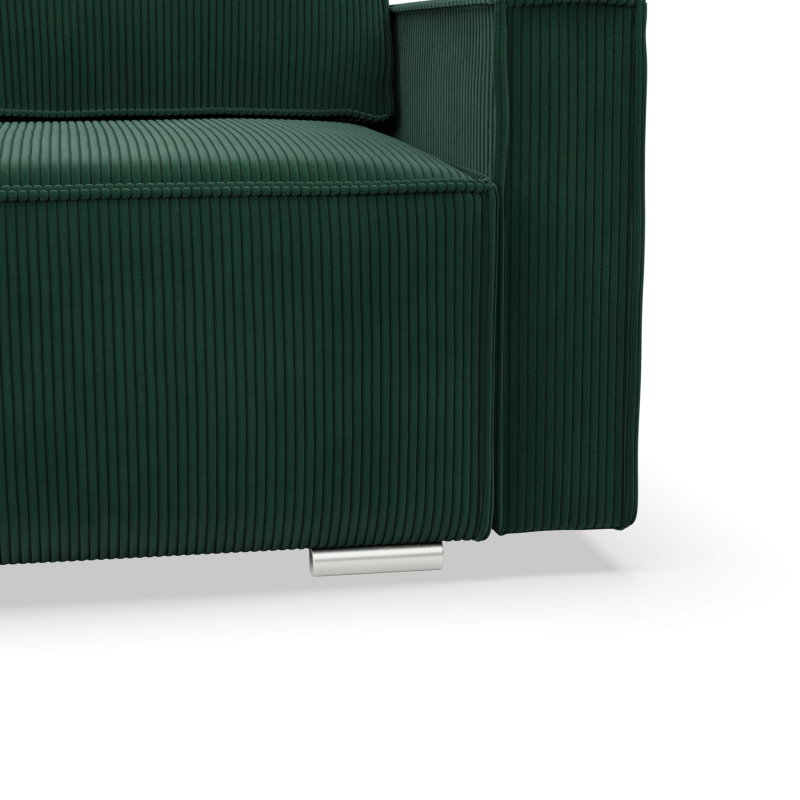 NOTO Corner Sofa, Color - BOTTLE GREEN - Poso 014 NOTO Corner Sofa, Color - BOTTLE GREEN - Poso 014