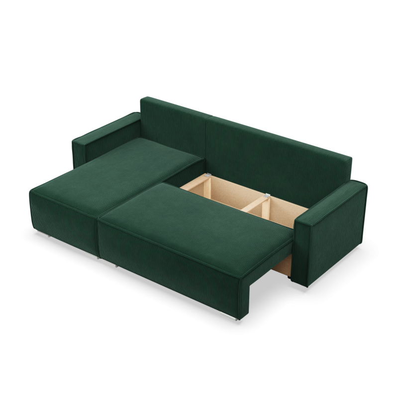 NOTO Corner Sofa, Color - BOTTLE GREEN - Poso 014 NOTO Corner Sofa, Color - BOTTLE GREEN - Poso 014