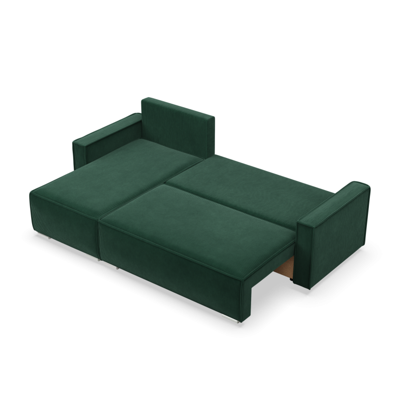 NOTO Corner Sofa, Color - BOTTLE GREEN - Poso 014 NOTO Corner Sofa, Color - BOTTLE GREEN - Poso 014