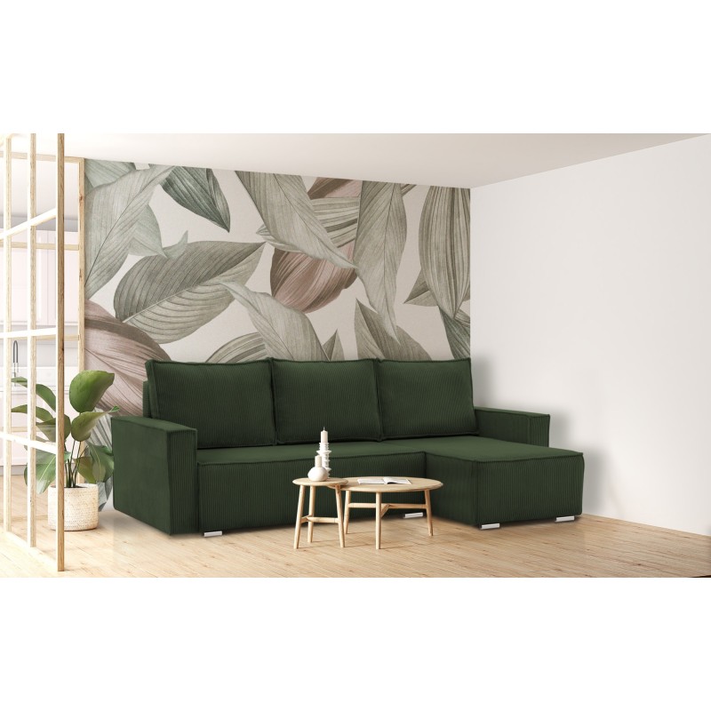 NOTO Corner Sofa, Color - BOTTLE GREEN - Poso 014 NOTO Corner Sofa, Color - BOTTLE GREEN - Poso 014