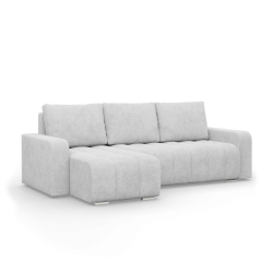 ABRIELLE Corner Sofa, Color - LIGHT GRAY ABRIELLE Corner Sofa, Color - LIGHT GRAY