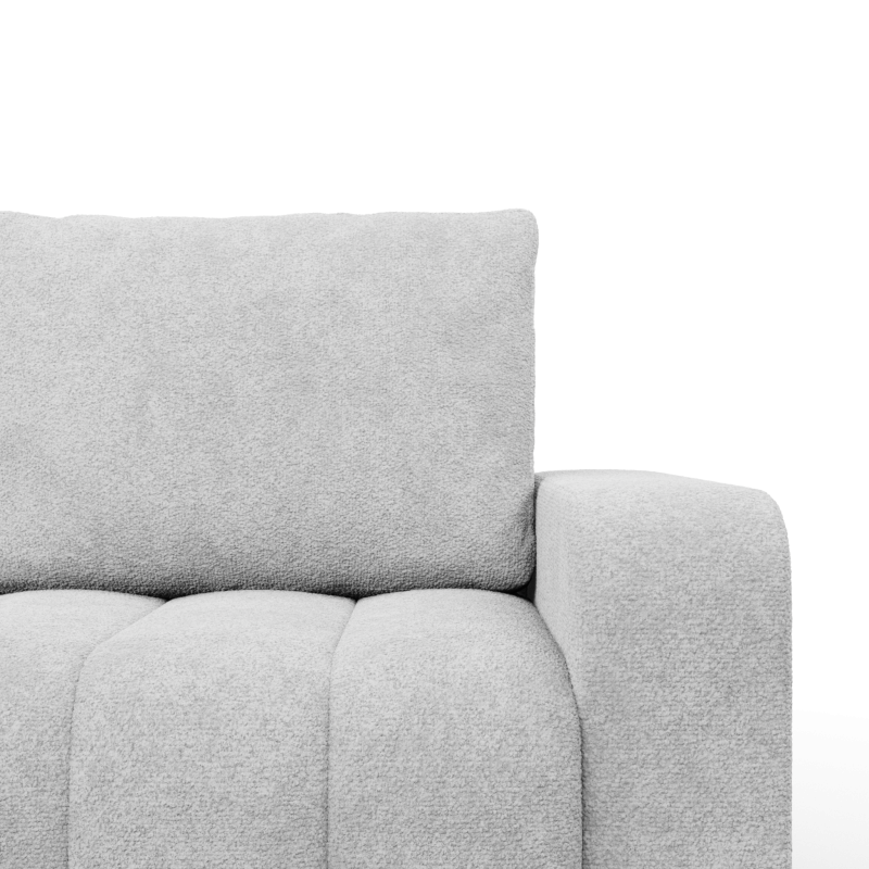 ABRIELLE Corner Sofa, Color - LIGHT GRAY ABRIELLE Corner Sofa, Color - LIGHT GRAY
