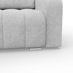 ABRIELLE Corner Sofa, Color - LIGHT GRAY ABRIELLE Corner Sofa, Color - LIGHT GRAY
