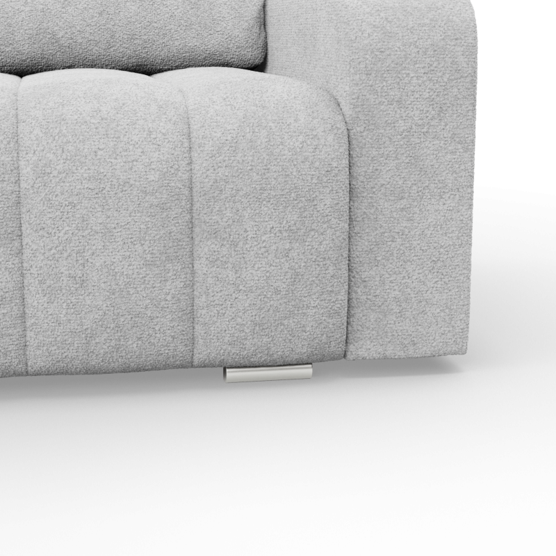 ABRIELLE Corner Sofa, Color - LIGHT GRAY ABRIELLE Corner Sofa, Color - LIGHT GRAY