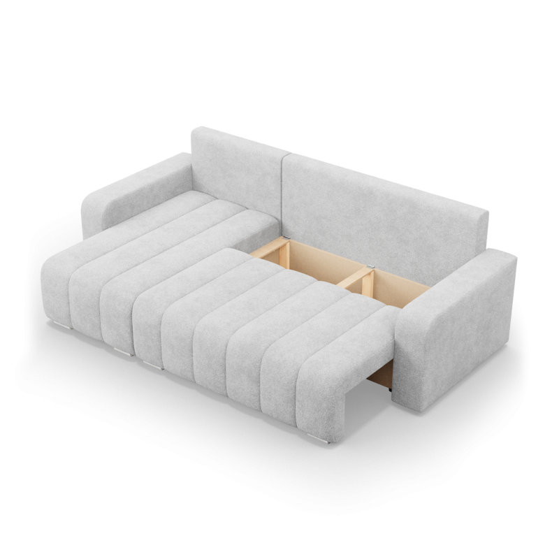 ABRIELLE Corner Sofa, Color - LIGHT GRAY ABRIELLE Corner Sofa, Color - LIGHT GRAY