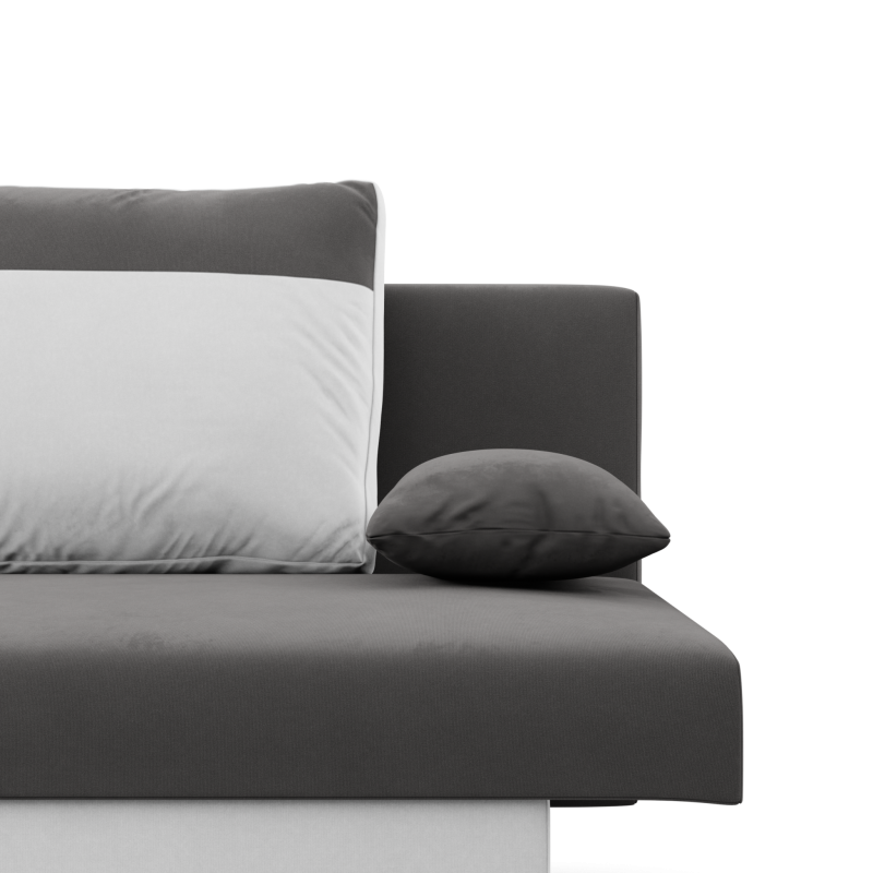 NOLA Sofa, Filling - Foam, Color - GRAY + WHITE NOLA Sofa, Filling - Foam, Color - GRAY + WHITE