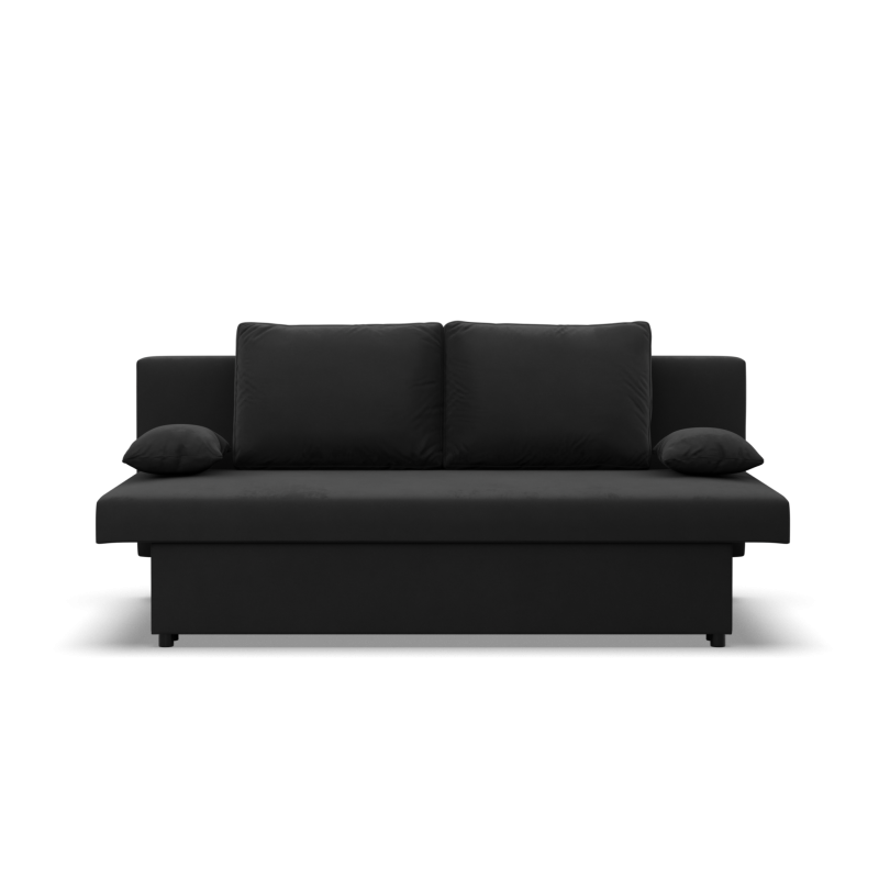 NOLA Sofa, Filling - Foam, Color - BLACK NOLA Sofa, Filling - Foam, Color - BLACK