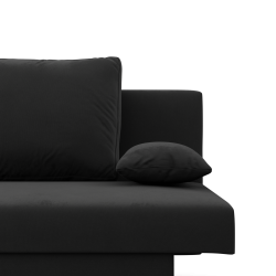 NOLA Sofa, Filling - Foam, Color - BLACK NOLA Sofa, Filling - Foam, Color - BLACK