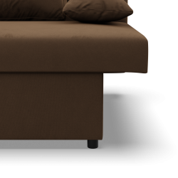NOLA Sofa, Filling - Foam, Color - BROWN NOLA Sofa, Filling - Foam, Color - BROWN