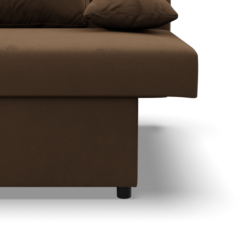 NOLA Sofa, Filling - Foam, Color - BROWN NOLA Sofa, Filling - Foam, Color - BROWN
