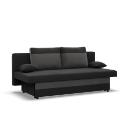 NOLA Sofa, Filling - Foam, Color - BLACK + GRAY NOLA Sofa, Filling - Foam, Color - BLACK + GRAY