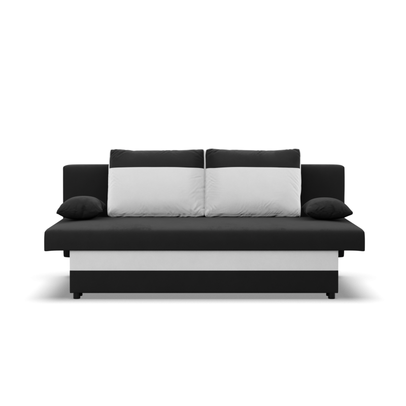 NOLA Sofa, Filling - Foam, Color - BLACK + WHITE NOLA Sofa, Filling - Foam, Color - BLACK + WHITE