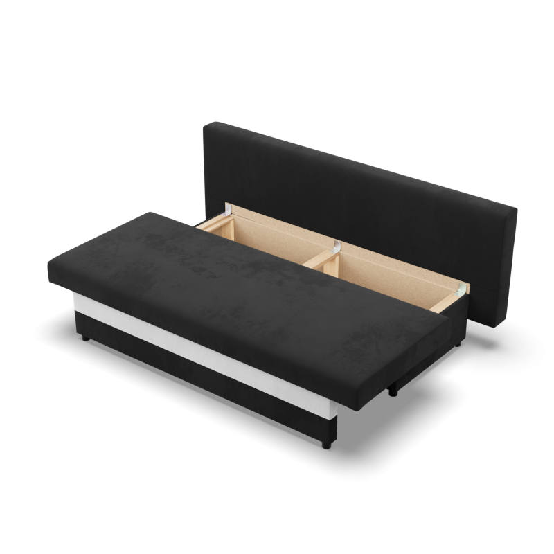 NOLA Sofa, Filling - Foam, Color - BLACK + WHITE NOLA Sofa, Filling - Foam, Color - BLACK + WHITE