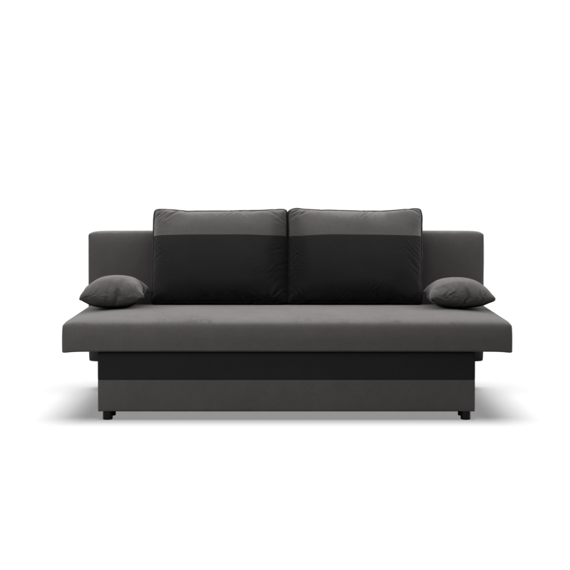 NOLA Sofa, Filling - Foam, Color - GRAY + BLACK NOLA Sofa, Filling - Foam, Color - GRAY + BLACK