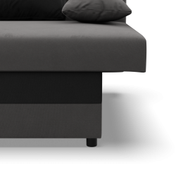 NOLA Sofa, Filling - Foam, Color - GRAY + BLACK NOLA Sofa, Filling - Foam, Color - GRAY + BLACK