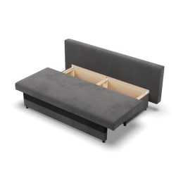 NOLA Sofa, Filling - Foam, Color - GRAY + BLACK NOLA Sofa, Filling - Foam, Color - GRAY + BLACK