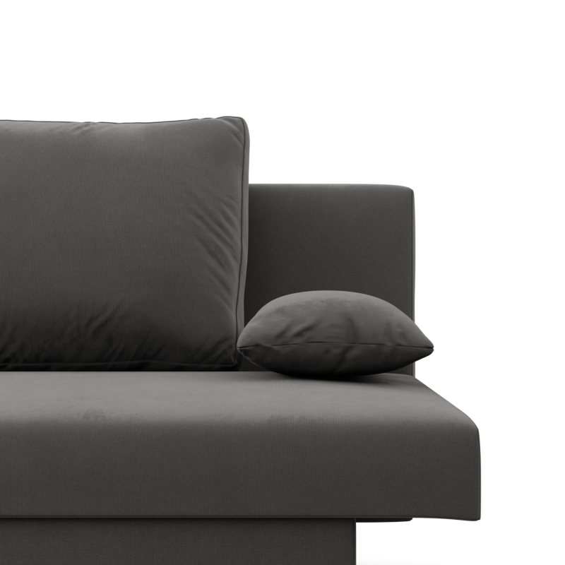 NOLA Sofa, Filling - Spring, Color - GRAY NOLA Sofa, Filling - Spring, Color - GRAY