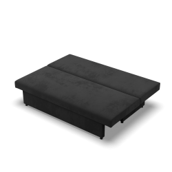 Sofa NOLA, Polsterung - Federkern, Farbe - SCHWARZ Sofa NOLA, Polsterung - Federkern, Farbe - SCHWARZ
