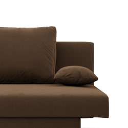 NOLA Sofa, Filling - Spring, Color - BROWN NOLA Sofa, Filling - Spring, Color - BROWN