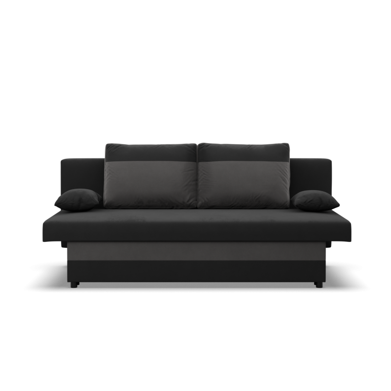 NOLA Sofa, Filling - Spring, Color - BLACK + GRAY NOLA Sofa, Filling - Spring, Color - BLACK + GRAY