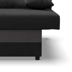 NOLA Sofa, Filling - Spring, Color - BLACK + GRAY NOLA Sofa, Filling - Spring, Color - BLACK + GRAY