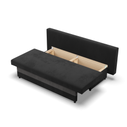 NOLA Sofa, Filling - Spring, Color - BLACK + GRAY NOLA Sofa, Filling - Spring, Color - BLACK + GRAY