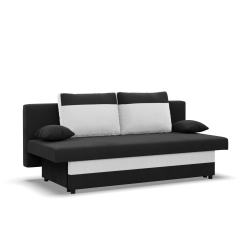 NOLA Sofa, Filling - Spring, Color - BLACK + WHITE NOLA Sofa, Filling - Spring, Color - BLACK + WHITE