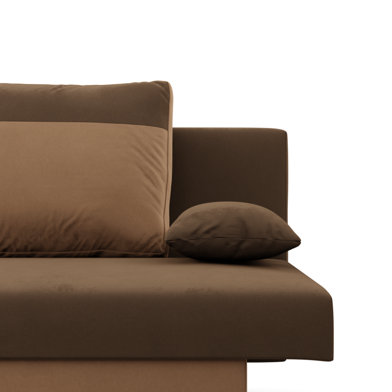 NOLA Sofa, Filling - Spring, Color - BROWN + CAPPUCCINO NOLA Sofa, Filling - Spring, Color - BROWN + CAPPUCCINO