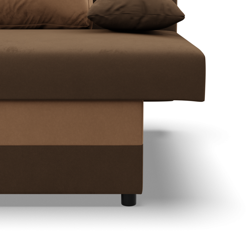 NOLA Sofa, Filling - Spring, Color - BROWN + CAPPUCCINO NOLA Sofa, Filling - Spring, Color - BROWN + CAPPUCCINO