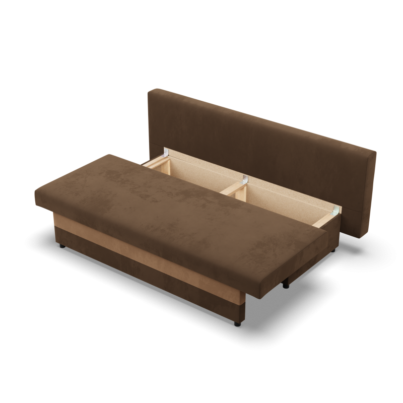 NOLA Sofa, Filling - Spring, Color - BROWN + CAPPUCCINO NOLA Sofa, Filling - Spring, Color - BROWN + CAPPUCCINO