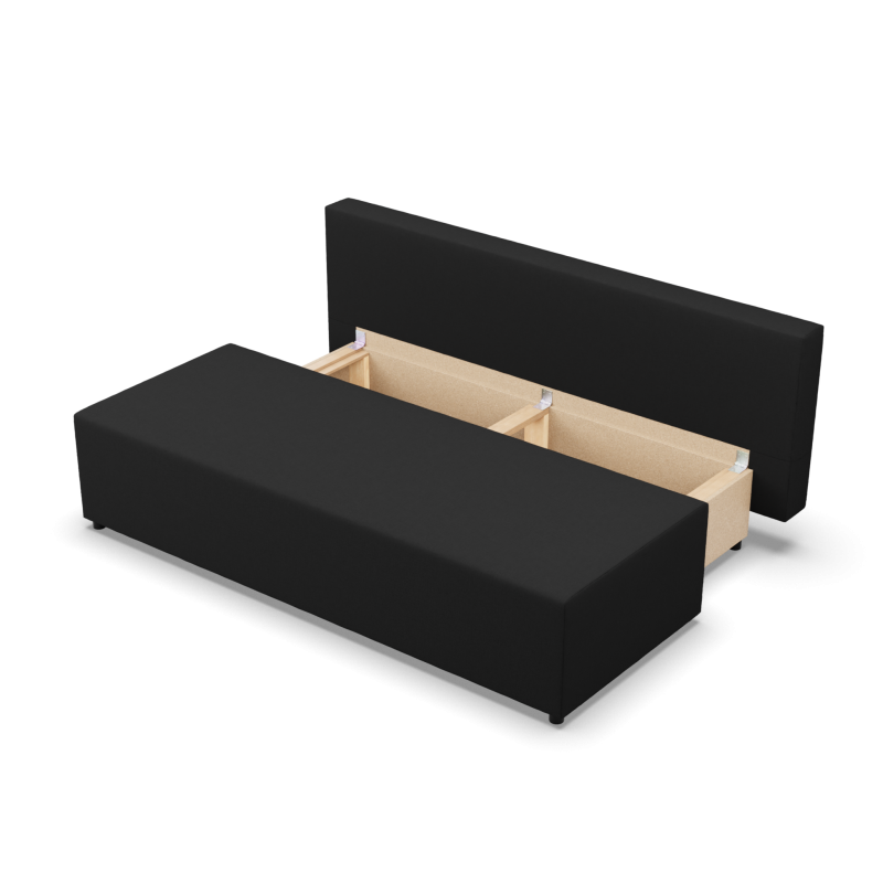 FERMO Lux Sofa, Color - BLACK FERMO Lux Sofa, Color - BLACK