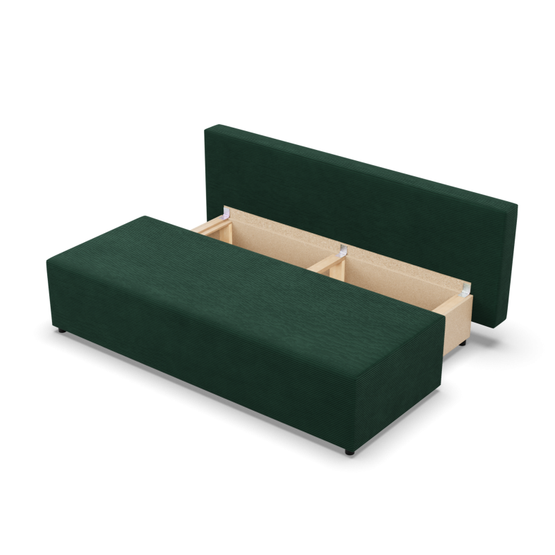 FERMO Poso Sofa, Color - BOTTLE GREEN FERMO Poso Sofa, Color - BOTTLE GREEN