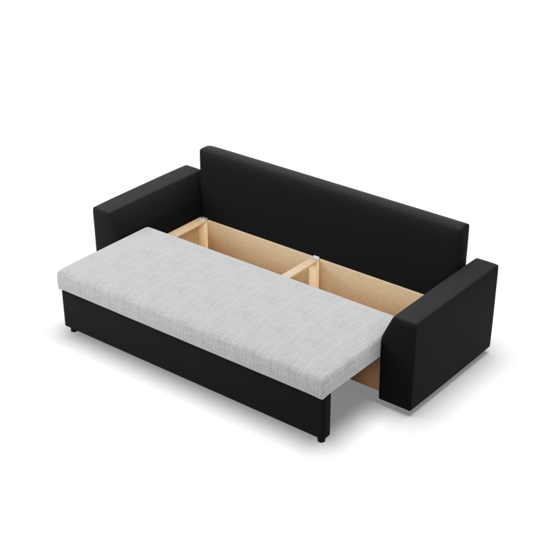 Sofa LUGO, Color - GRAY + BLACK Sofa LUGO, Color - GRAY + BLACK