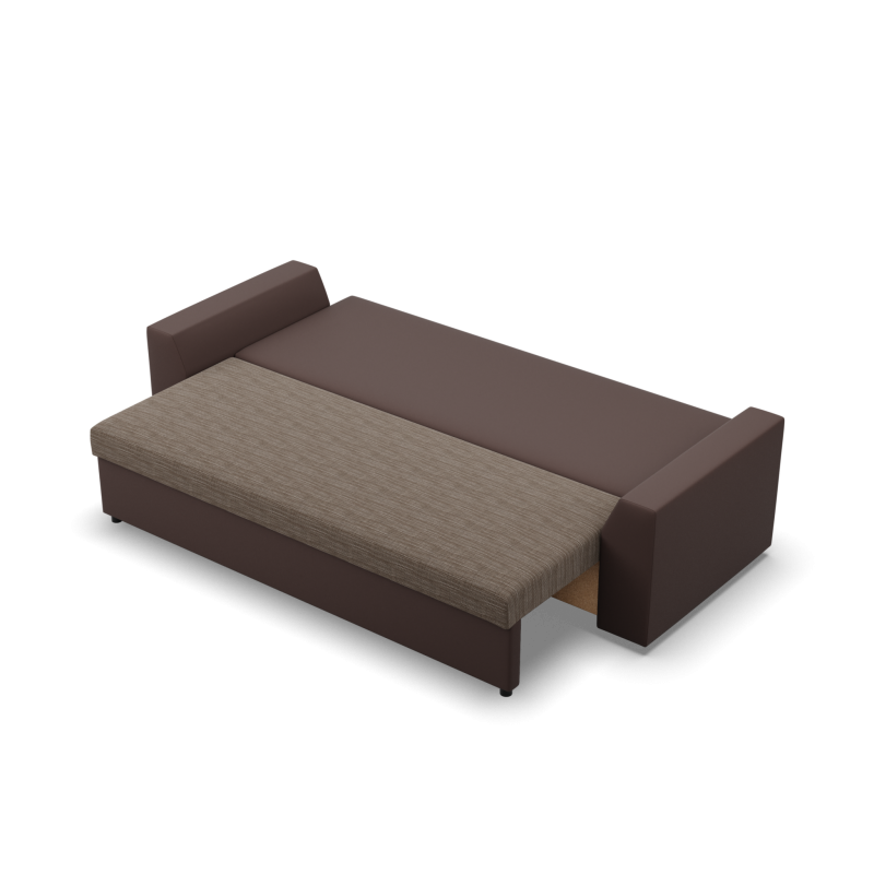 LUGO Sofa, Color - CAPPUCCINO + BROWN LUGO Sofa, Color - CAPPUCCINO + BROWN
