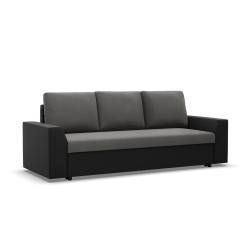 LUGO Sofa, Color - DARK GRAY + BLACK