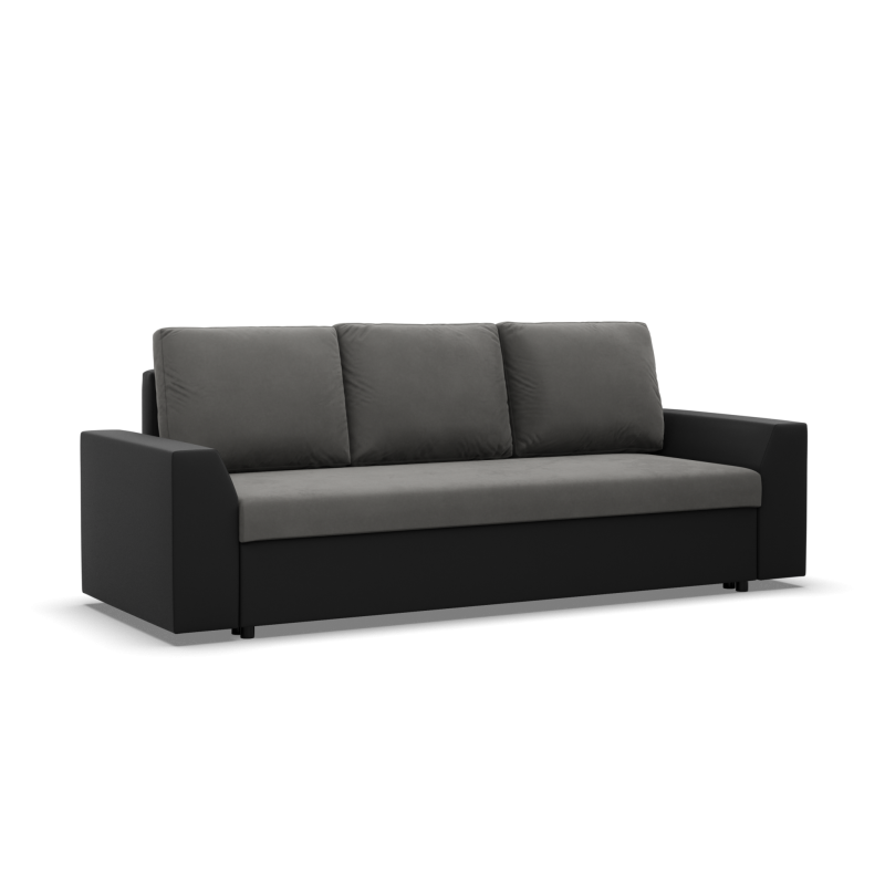 LUGO Sofa, Color - DARK GRAY + BLACK LUGO Sofa, Color - DARK GRAY + BLACK