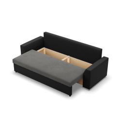 LUGO Sofa, Color - DARK GRAY + BLACK LUGO Sofa, Color - DARK GRAY + BLACK