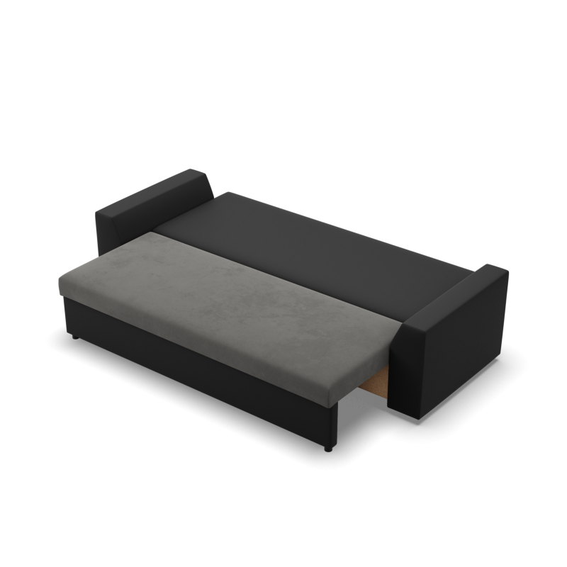 LUGO Sofa, Color - DARK GRAY + BLACK LUGO Sofa, Color - DARK GRAY + BLACK