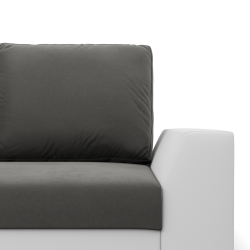 LUGO Sofa, Color - DARK GRAY + WHITE LUGO Sofa, Color - DARK GRAY + WHITE