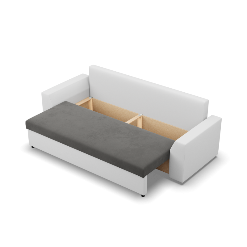 LUGO Sofa, Color - DARK GRAY + WHITE LUGO Sofa, Color - DARK GRAY + WHITE