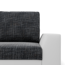 LUGO Corner Sofa, Color - ASH + WHITE LUGO Corner Sofa, Color - ASH + WHITE