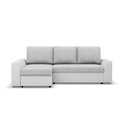 LUGO Corner Sofa, Color - GRAY + WHITE LUGO Corner Sofa, Color - GRAY + WHITE