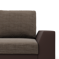 LUGO Corner Sofa, Color - CAPPUCCINO + BROWN LUGO Corner Sofa, Color - CAPPUCCINO + BROWN