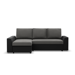 Corner Sofa LUGO, Color - DARK GRAY + BLACK Corner Sofa LUGO, Color - DARK GRAY + BLACK