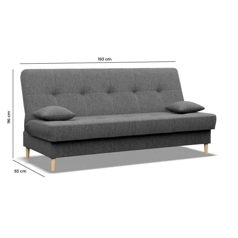 AVENTO Sofa Bed, Color - BLACK AVENTO Sofa Bed, Color - BLACK