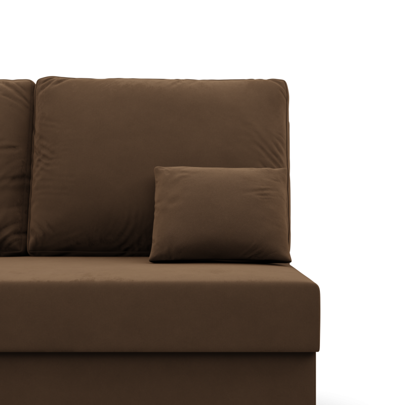 KEMI Corner Sofa, Filling - Foam, Side - LEFT, Color - BROWN KEMI Corner Sofa, Filling - Foam, Side - LEFT, Color - BROWN