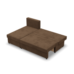 KEMI Corner Sofa, Filling - Foam, Side - LEFT, Color - BROWN KEMI Corner Sofa, Filling - Foam, Side - LEFT, Color - BROWN