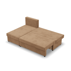 Corner sofa KEMI, Filling - Foam, Side - LEFT, Color - CAPPUCCINO Corner sofa KEMI, Filling - Foam, Side - LEFT, Color - CAPPUCCINO